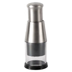 Manual Vegetable Chopper | Stainless Steel Zigzag Blade & Integrated Bowl