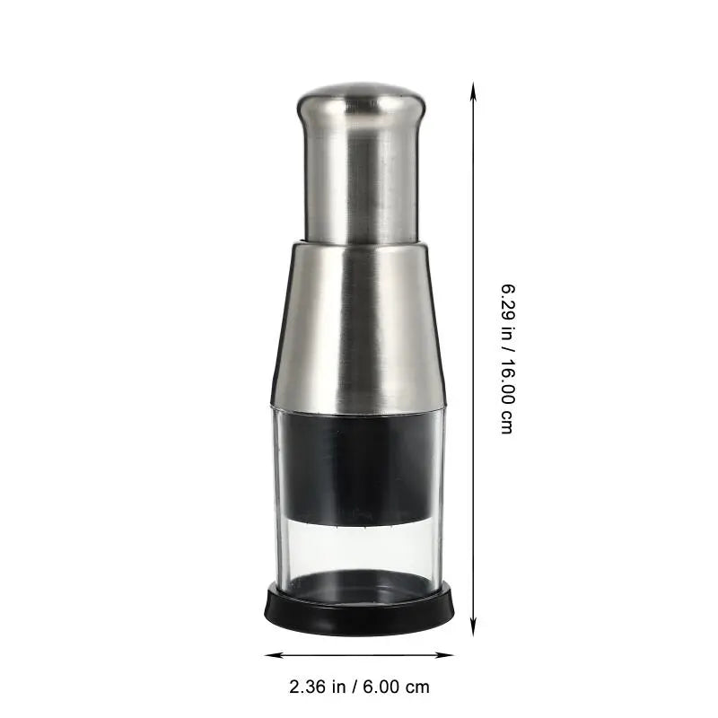 Manual Vegetable Chopper | Stainless Steel Zigzag Blade