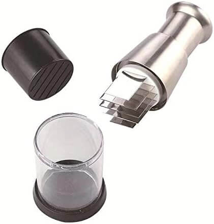 Manual Vegetable Chopper | Stainless Steel Zigzag Blade