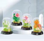 Micro Flower Building Set | ABS Plastic & DIY Puzzle