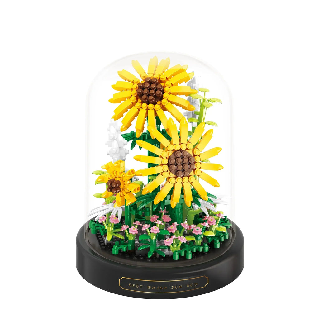 Micro Flower Building Set | ABS Plastic & DIY Puzzle