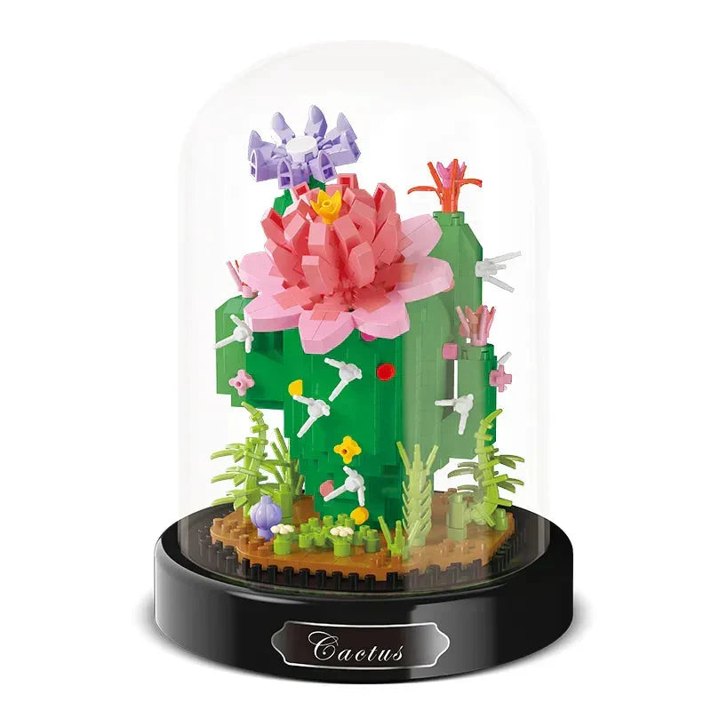 Micro Flower Building Set | ABS Plastic & DIY Puzzle