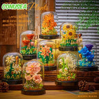 Micro Flower Building Set | ABS Plastic & DIY Puzzle