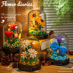 Micro Flower Building Set | ABS Plastic & DIY Puzzle