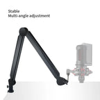 Microphone Boom Arm | Cable Management & Multi-Angle Adjustment