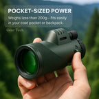 Monocular Telescope | Ultra-Zoom HD Glass & Smartphone Mount