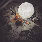 Moon Lamp | 3D-Printed Realistic Surface & Touch-Control | With Wooden Stand