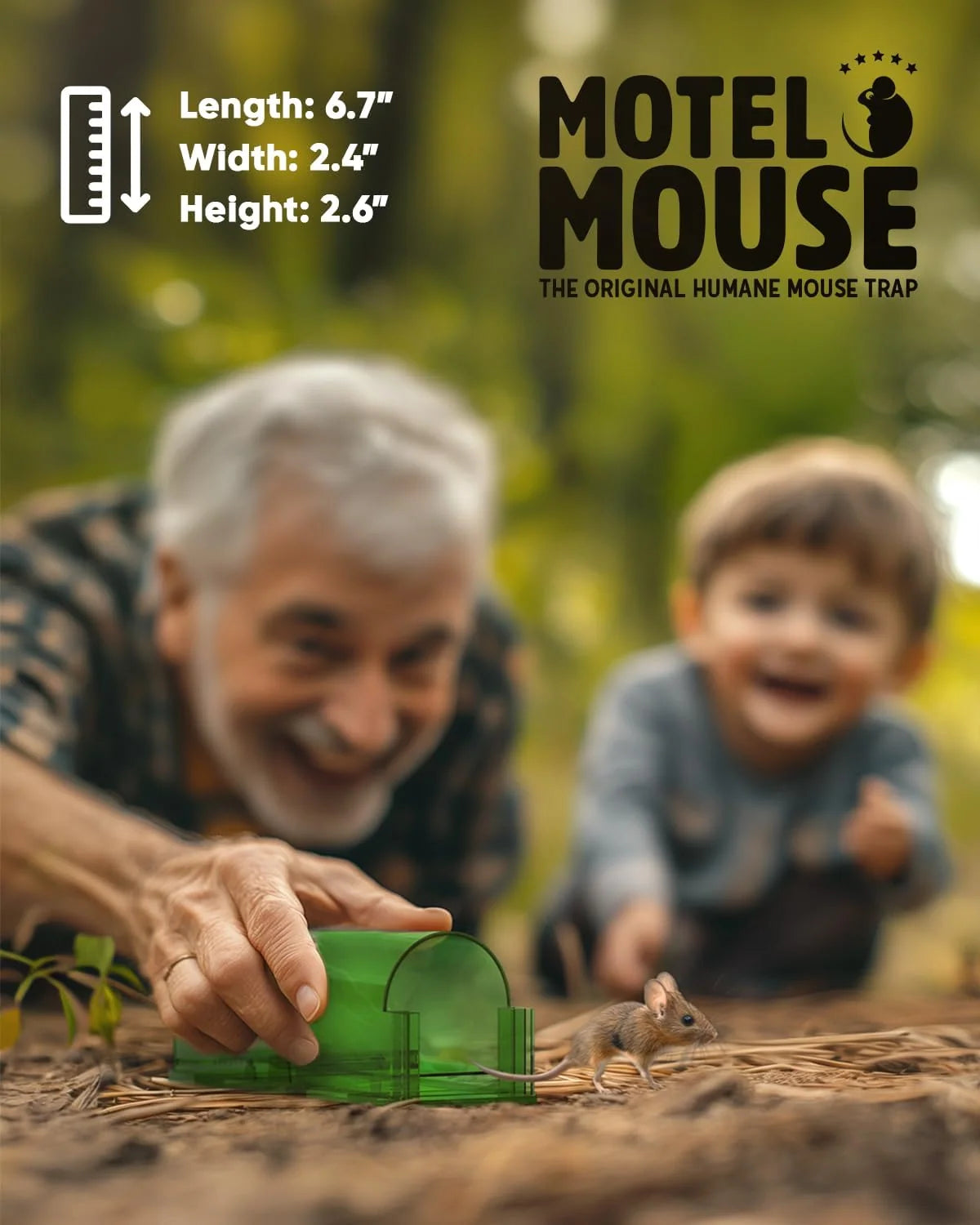 Mouse Trap | Humane Catch & Release | No-Touch Release | Set of 4