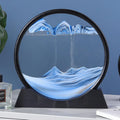 Moving Sand Art | Glass Dome Flowing Sandscape | Set of 2