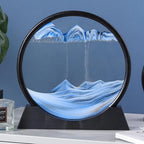 Moving Sand Art | Glass Dome Flowing Sandscape | Set of 2
