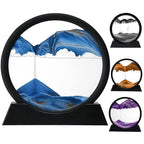 Moving Sand Art | Glass Dome Flowing Sandscape | Set of 2
