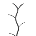 Mug Tree Stand | Powder-Coated Iron & Wooden Base | 5-Mug Capacity