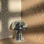 Mushroom Decor | Reflective Glass Sculptural Design