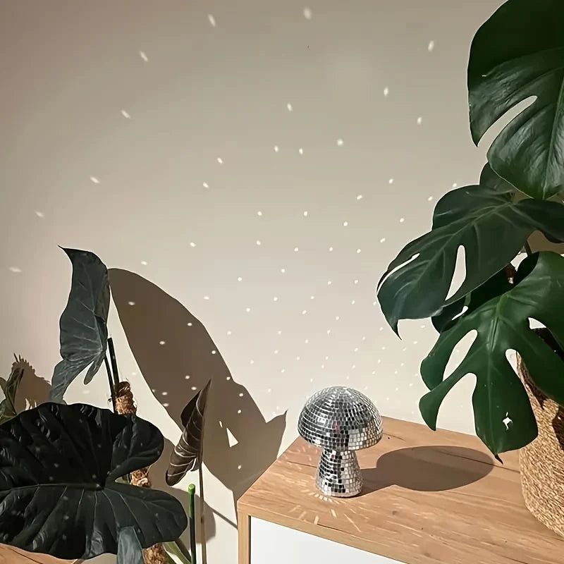 Mushroom Decor | Reflective Glass Sculptural Design