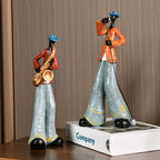 Musician Figurine | Jazz-Inspired Hand-Painted Resin