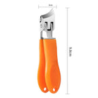 Nail Clipper | Stainless Steel Blades & Splash Guard | For Thick Nails