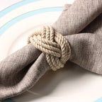 Napkin Rings | Braided Handwoven Jute | Set of 10