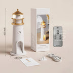 Night Light | Lighthouse Projection & Rechargeable USB-C