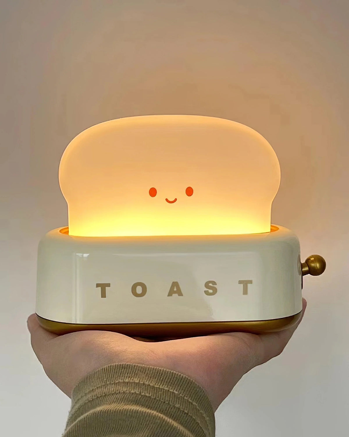 Night Light | Toaster-Shaped Warm 3000K & Adjustable Brightness