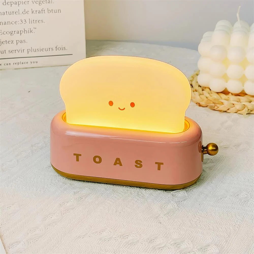 Night Light | Toaster-Shaped Warm 3000K & Adjustable Brightness