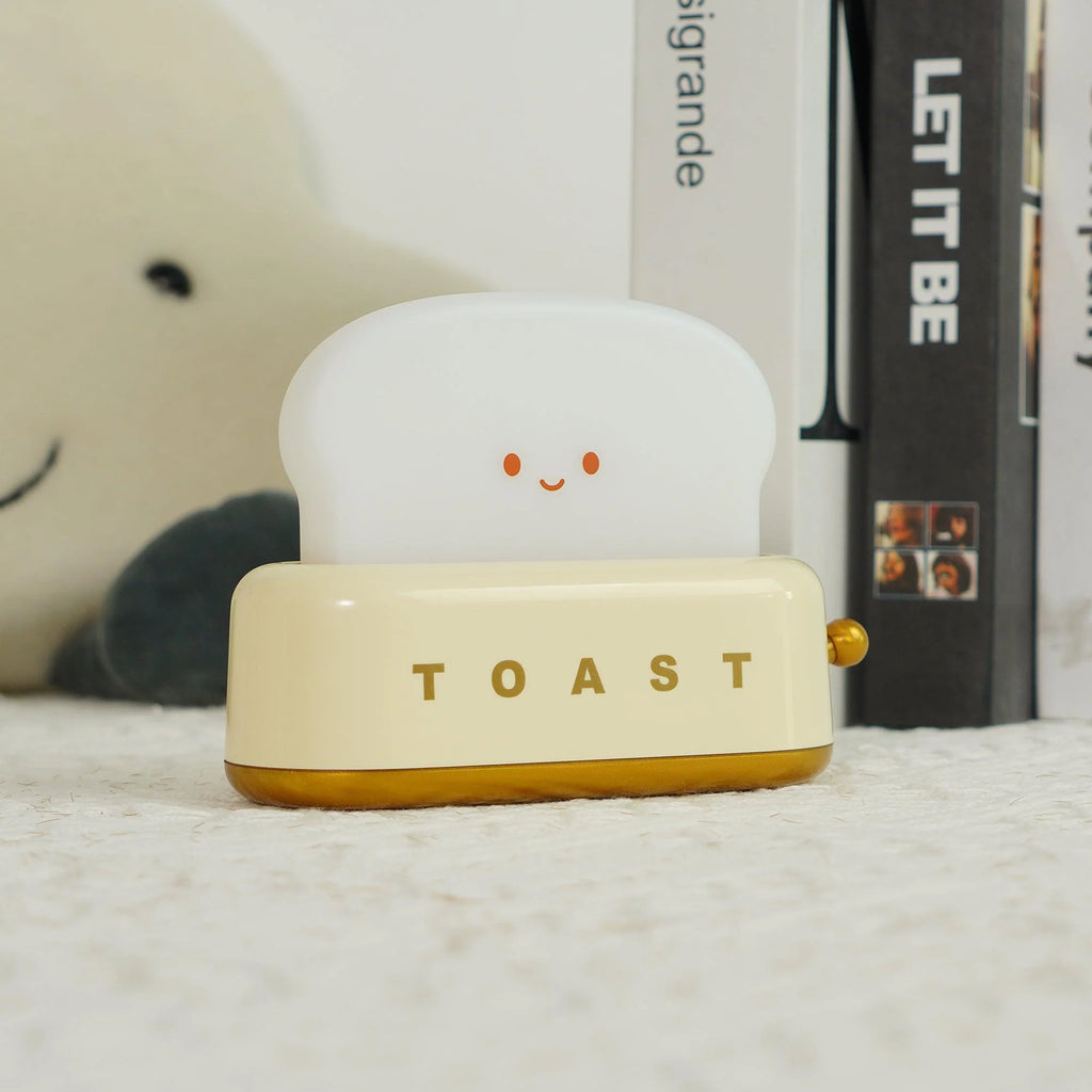 Night Light | Toaster-Shaped Warm 3000K & Adjustable Brightness