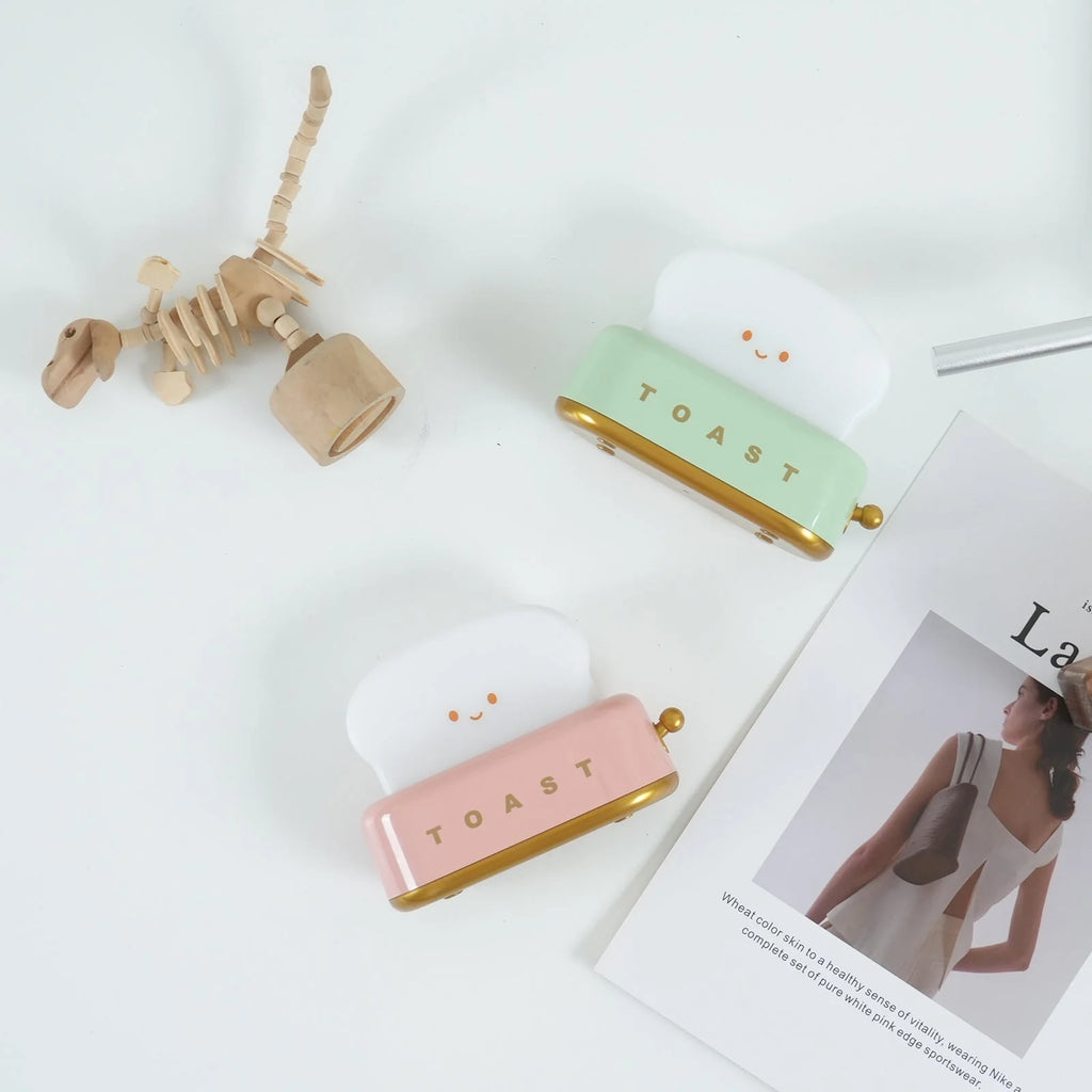 Night Light | Toaster-Shaped Warm 3000K & Adjustable Brightness