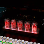 Nixie Clock | Retro Display & Wi-Fi Synchronization | Walnut Finish