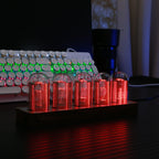 Nixie Clock | Retro Display & Wi-Fi Synchronization | Walnut Finish