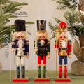 Nutcracker Soldier Figurine | Traditional Painted & Festive | Tabletop Accent
