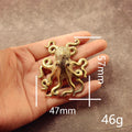 Octopus Statue | Handcrafted Brass Finish Tabletop Ornament