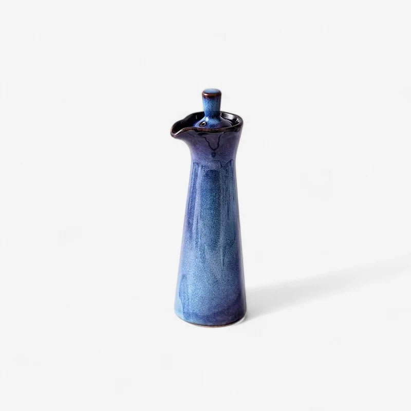 Oil Dispenser Pot | Ceramic & Pouring Spout Lid | 120ml