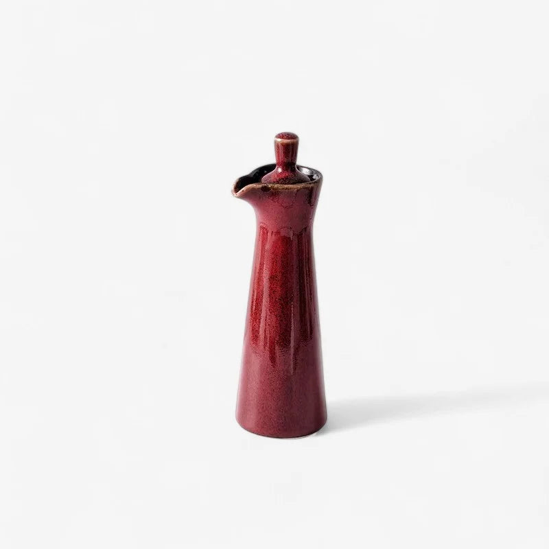 Oil Dispenser Pot | Ceramic & Pouring Spout Lid | 120ml