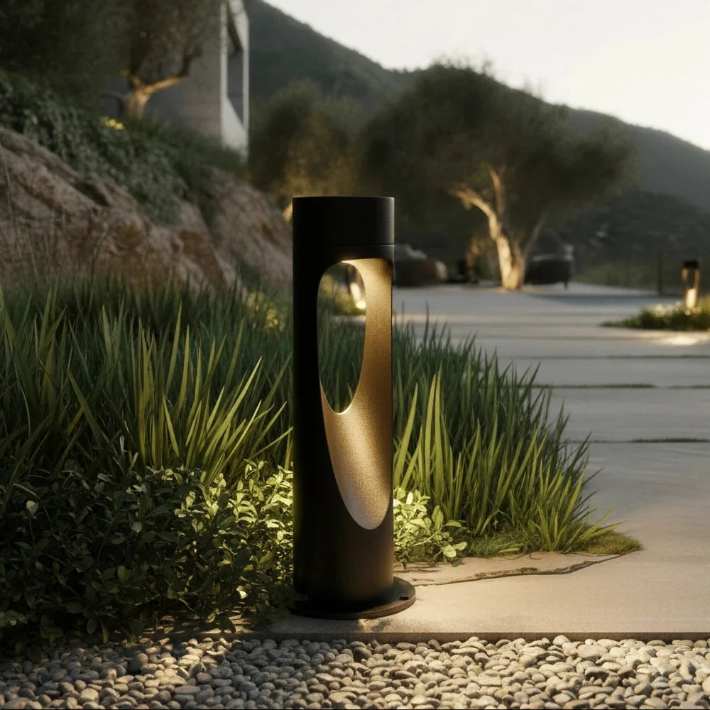 Outdoor Floor Lamp | Weather-Resistant LED Round Base | 30 & 60 cm