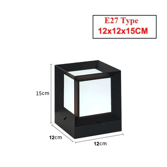 Outdoor Pillar Light | Weather-Resistant Warm & Bright LED | 12W