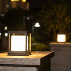 Outdoor Post Light | Metal & Acrylic Black Finish | IP65