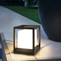 Outdoor Post Light | Metal & Acrylic Black Finish | IP65