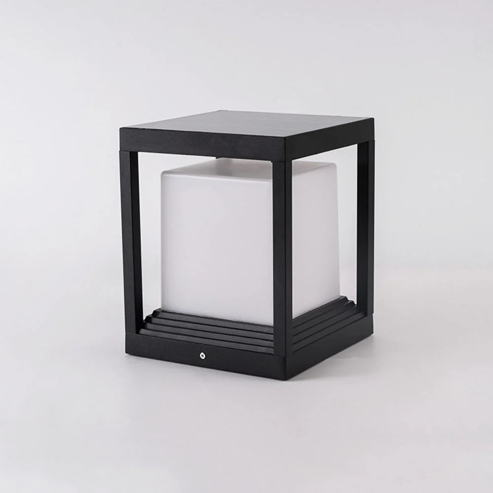 Outdoor Post Light | Metal & Acrylic Black Finish | IP65