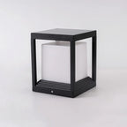 Outdoor Post Light | Metal & Acrylic Black Finish | IP65