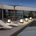 Outdoor Post Light | Metal & Acrylic Black Finish | IP65