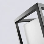 Outdoor Post Light | Metal & Acrylic Black Finish | IP65