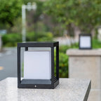 Outdoor Post Light | Metal & Acrylic Black Finish | IP65