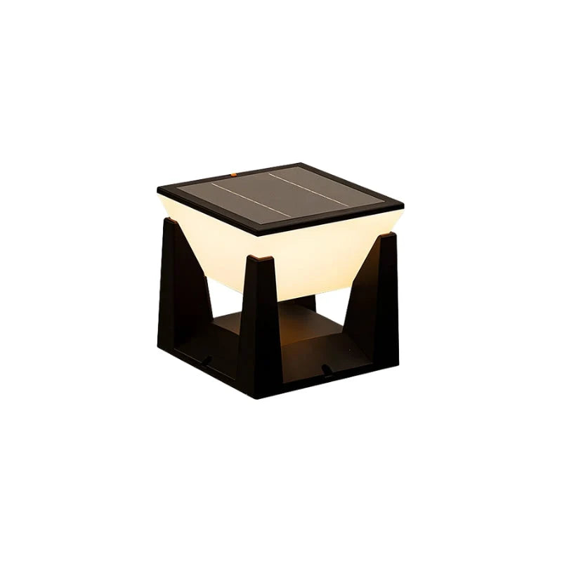 Outdoor Solar Lamp | Cube-Shaped Solar LED & Weather-Resistant
