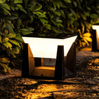 Outdoor Solar Lamp | Solar-Powered LED & Weather-Resistant | Cube Design