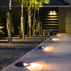 Outdoor Step & Deck Light | Black Metal & Glass | IP65