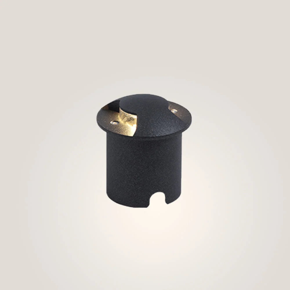 Outdoor Step & Deck Light | Black Metal & Glass | IP65