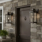 Outdoor Wall Lamp | Brass & Glass | IP65 Rated