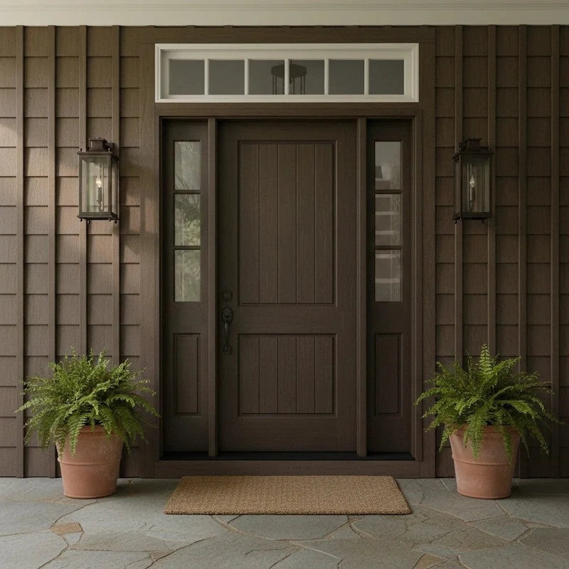 Outdoor Wall Lamp | Brass & Glass | IP65 Rated
