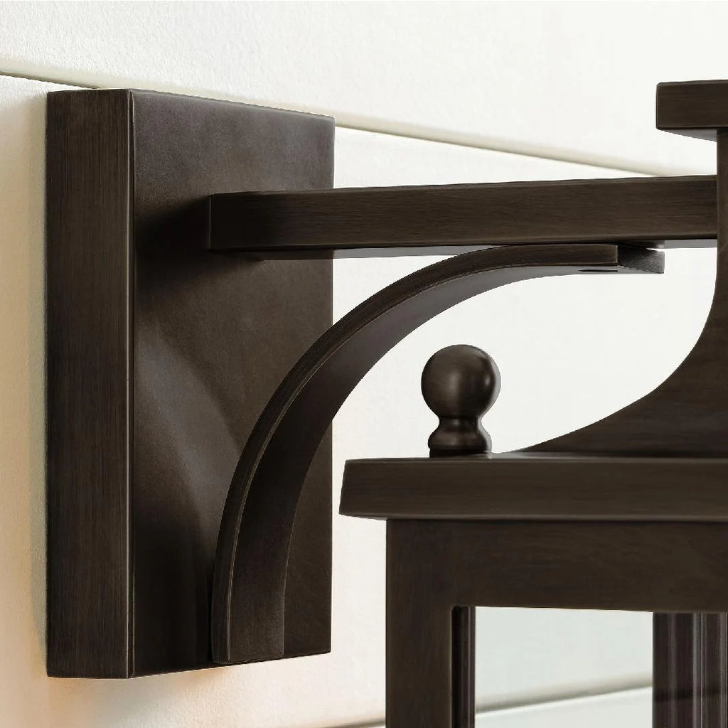 Outdoor Wall Lamp | Brass & Glass | IP65 Rated