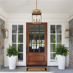 Outdoor Wall Lamp | Brass & Glass | IP65 Rated