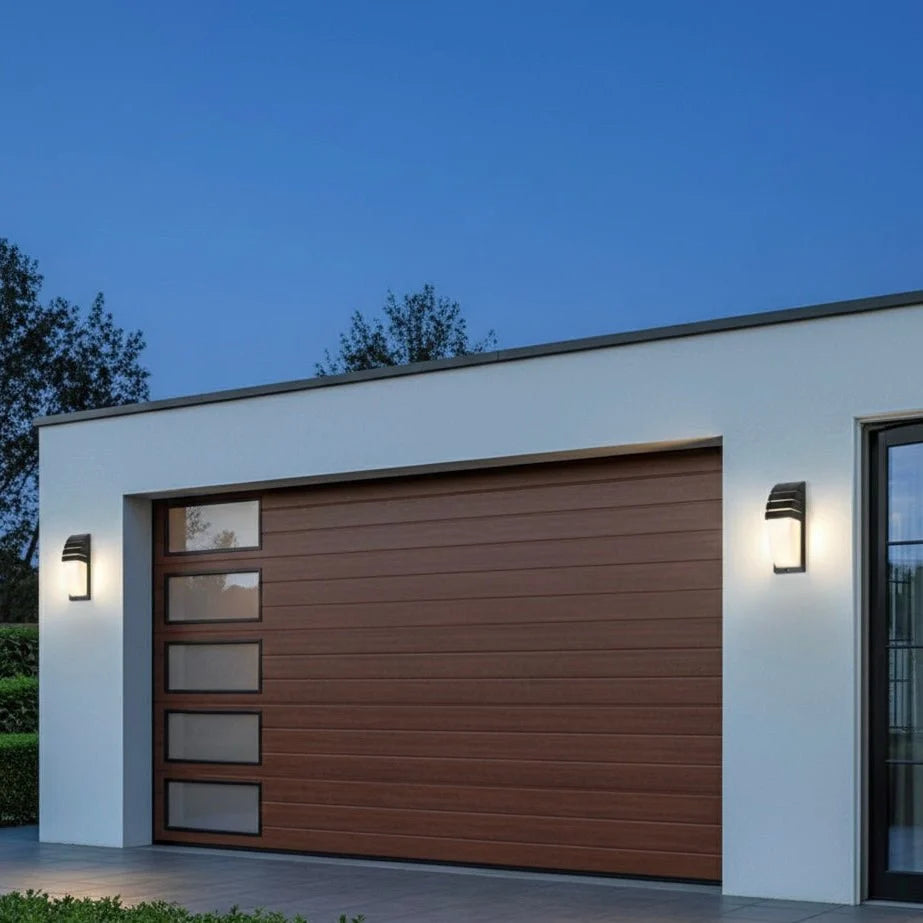 Outdoor Wall Light | Motion-Activated Matte Black LED & Weather-Resistant